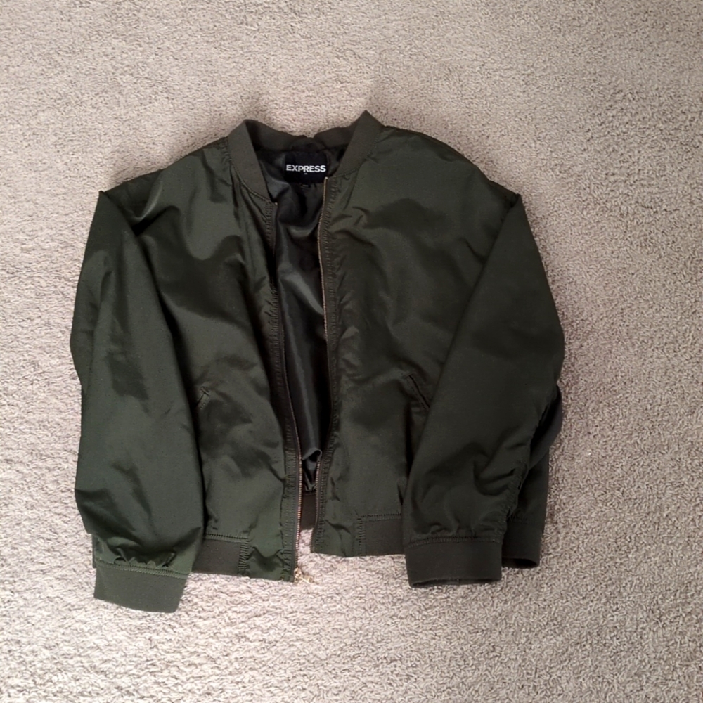 Olive green jacket